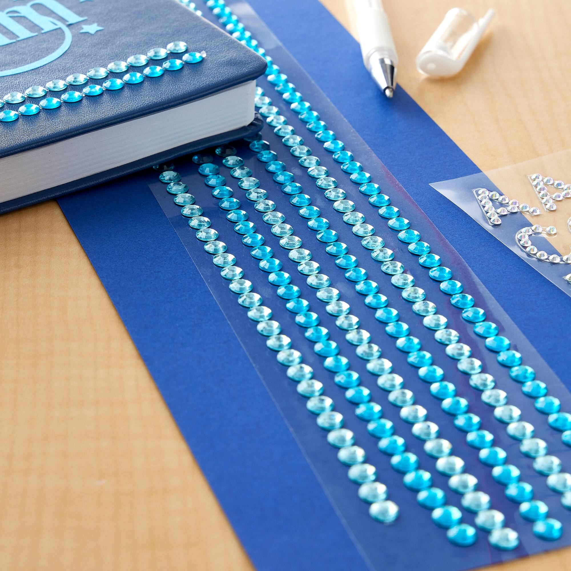Blue Combo Rhinestone Borders by Recollections™